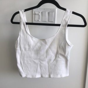 BNWT white crop top